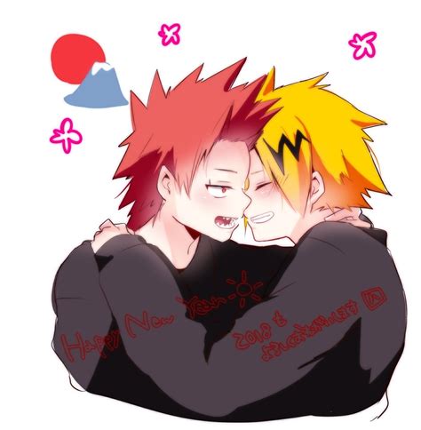 denki x kirishima|kirishima x kaminari.